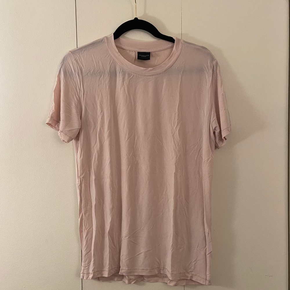 ✨5 FOR 35$✨ Pink SELECTED T-shirt
